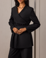 Black Set Embellished with Crystals - Image 5