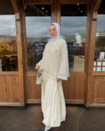 فستان ترتر - أوف وايت - Image 5