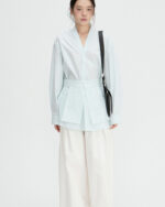 Light blue shirt & adjustable skirt -Jawavog - Image 9