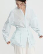 Light blue shirt & adjustable skirt -Jawavog - Image 10