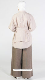 Beige shirt & adjustable skirt -Jawavog - Image 10