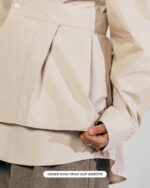 Beige shirt & adjustable skirt -Jawavog - Image 2