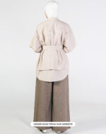 Beige shirt & adjustable skirt -Jawavog - Image 5