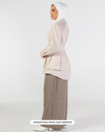Beige shirt & adjustable skirt -Jawavog - Image 7