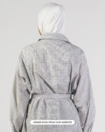 Checked shirt with waist belt - Jawavog - Image 3