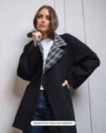 Black Trench Coat - Image 2