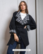 Black Trench Coat - Image 4