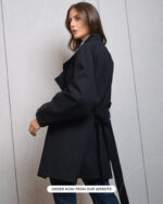 Black Trench Coat - Image 8