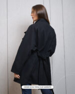 Black Trench Coat - Image 10